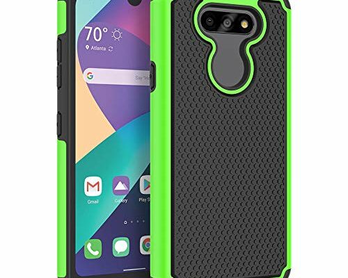 SYONER Shockproof Phone Case Cover for LG Aristo 5 / LG Aristo 5+ / LG Fortune 3 / LG Risio 4 / LG Phoenix 5 / LG K8X / LG K31 / LG Tribute Monarch (5.7", 2020) [Green]