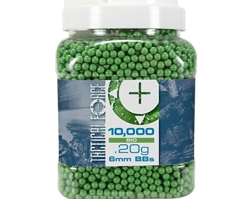 Tactical Force Premium Biodegradable 6mm Airsoft BBS Ammo .20 Gram 10000 Count