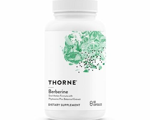 THORNE Berberine 1000 mg per Serving - Botanical Supplement - Support Heart Health, Immune System, Healthy GI, Cholesterol - Gluten-Free, Dairy-Free - 60 Capsules - 30 Servings