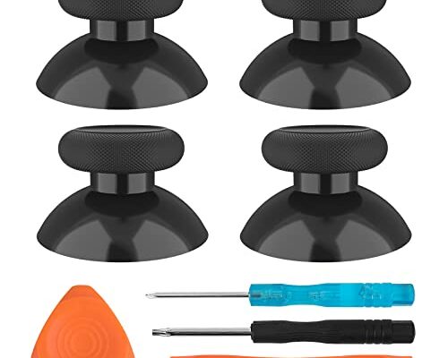 TOMSIN® Replacement Thumbsticks for Xbox One/ PS4 Controllers, Joysticks Repair Kit for Xbox One S (4 Pcs)