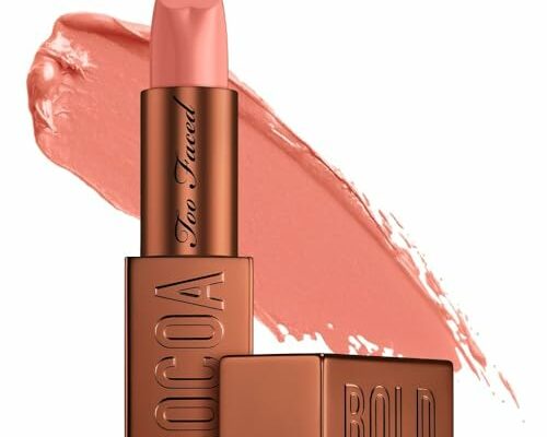 Too Faced Cocoa Bold Lipstick | Matte, Vegan + Cruelty Free, 0.12 oz., Buttercream