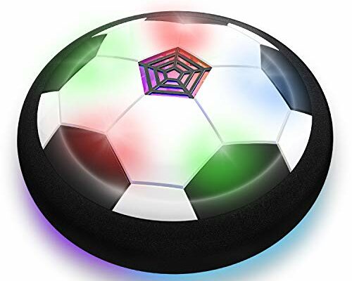 Toyk Boy Toys - LED Hover Soccer Ball - Air Power Training Ball Playing Football Indoor Outdoor Game - Birthday Gifts for Kids, Age 3 4 5 6 7 8-12 Year Old Boys - Soccer