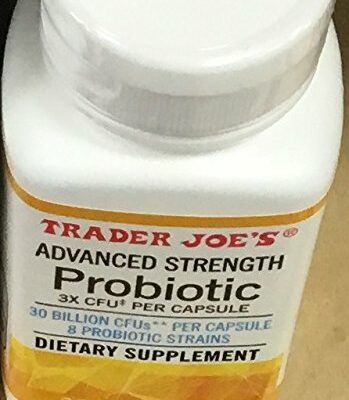 Trader Joe's Advanced Strength Probiotic 30 Capsules (1 Bottle)