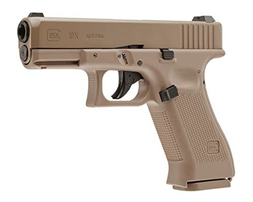 Umarex 2255212 Glock 19X Gen5 .177 Caliber BB Gun Air Pistol, One Size, Tan