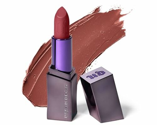 URBAN DECAY Vice Hydrating Lipstick (Ravenswood - Medium Dusty Rose - Cream Finish), Creamy Formula, Moisturizing Lip Color with Aloe Vera & Avocado Oil, Vegan, Cruelty-free - 0.11 oz