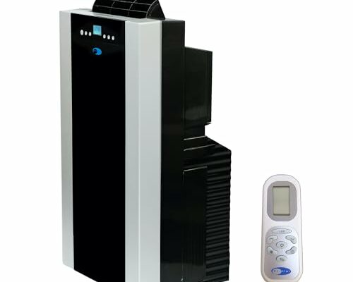 Whynter Portable Air Conditioner 14,000 BTU with Dual Hose Dehumidifier & Cooling Fan for 500 Sq Ft Rooms, Includes AC Unit Window Kit, ARC-14S (9,500 BTU SACC)