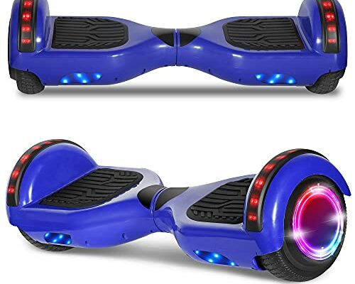 Wilibl Hoverboard for Kids Electric Self Balancing Scooter 6.5" Wheels LED Lights Hover Board Safety Certified (Blue)