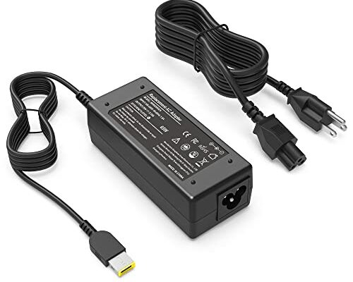 WZXHU Replacement 65W Lenovo Laptop Charger for Lenovo Thinkpad T470 T470S T460 E531 E570 E560 L470 L460 L440 T440 T450 T540P X270 X250 X240 ADLX65NLC2A ADLX65NCC3A ADLX65NCC2A AC Adapter Power Cord