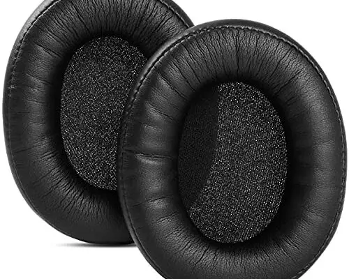 ZX770BN / ZX770BT Ear Pads TaiZiChangQin Upgrade Earpads Ear Cushions Memory Foam Replacement Compatible with Sony MDR-ZX770BN MDR-ZX780DC MDR-ZX770BT Headphone Protein Leather Black