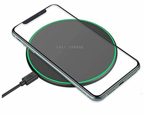 15W Wireless Charger Fast Charging Pad Slim Quick Charge Compatible with LG Velvet 5G, V30, G6 Phones