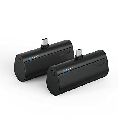 2 Packs of USB C Portable Chargers, 5000mAh Portable Android Chargers Fast Charge Cordless Battery Pack Compatible for Samsung Galaxy S22, S21, S20, S10, S9, S8, Pixel, Moto, LG, Oculus Quest, Android