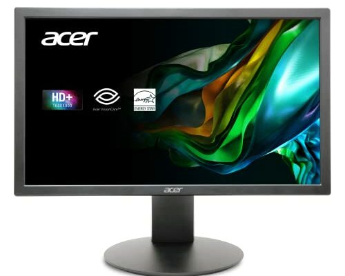 Acer K202Q bi 19.5-inch Professional HD+ (1600 x 900) Monitor, 75Hz Refresh Rate, VESA Mountable, VisionCare Technologies, BlueLight Filter & Flickerless Technology (HDMI Port & VGA Port),Black