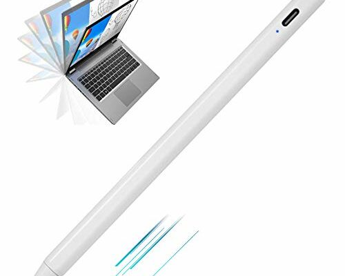 Acer Spin 3 Convertible Laptop Stylus Pen, Active Stylus Digital Capacitive Pen for Acer Spin 3 Convertible Laptop High Precision with Ultra Fine Tip,Touch-Control and Rechargeable,White Drawing Pen