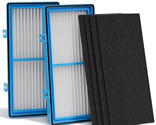 Aer1 Filter Replacement for Holmes Air Purifiers, 2 True HEPA Filters + 4 Carbon Booster Filters, HAPF30AT