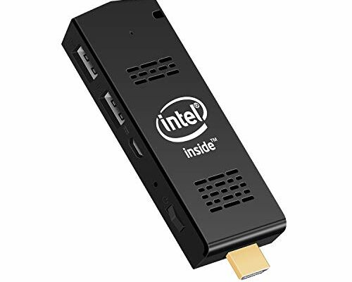 AIOEXPC PC Stick Mini Computer Stick with Intel Atom Z8350 & Windows 10 Pro 4GB RAM 64GB ROM Support 4K HD,Dual Band WiFi 2.4G/5G, Bluetooh 4.2,Support Auto-On After Power Failure