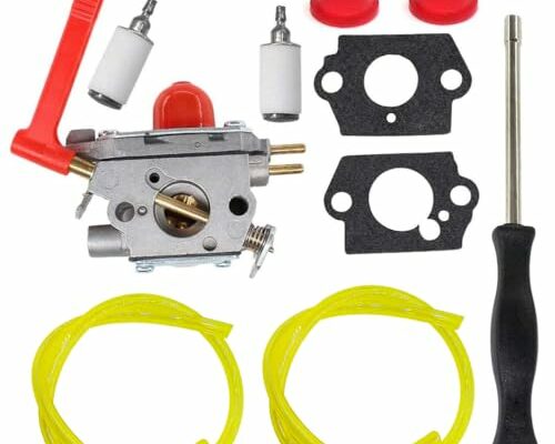 AISEN Carburetor for C1U-W50A Homelite Poulan Pro PP28CD PP28LD PP28PDT PP28RJ String Trimmers 585345913 Screwdriver Adjustment Tool Kit