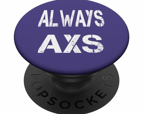 Always AXS . Crypto saying for the Blockchain and Token Nerd PopSockets Standard PopGrip