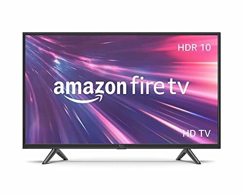 Amazon Fire TV 32" 2-Series (newest model), HD smart TV with Fire TV Alexa Voice Remote, stream live TV without cable