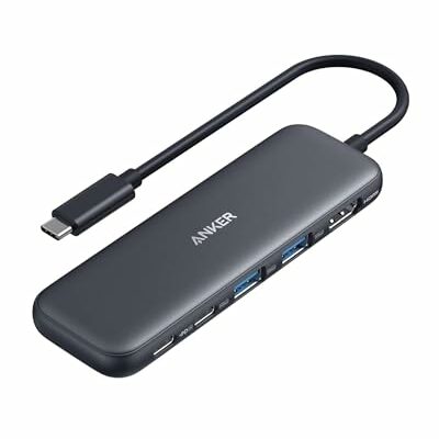 Anker 332 USB-C Hub (5-in-1) with 4K HDMI Display, 5Gbps - and 2 5Gbps USB-A Data Ports and for MacBook Pro, MacBook Air, Dell XPS, Lenovo Thinkpad, HP Laptops and More