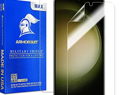 ArmorSuit 2 Pack MilitaryShield Screen Protector Designed for Samsung Galaxy S23 5G (6.1 Inch, 2023 Release) Max Coverage HD Clear Film - Made in USA