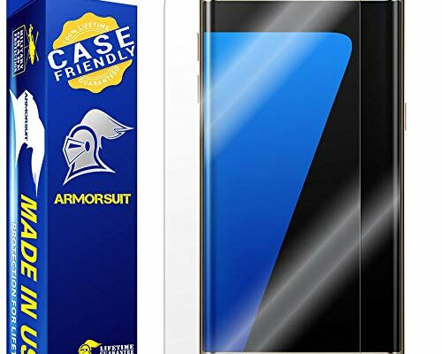 ArmorSuit 2 Pack Screen Protector Designed for Samsung Galaxy S7 Edge (5.5 Inch) Case Friendly MilitaryShield HD Clear Film - Made in USA