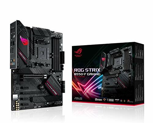 ASUS ROG Strix B550-F Gaming AMD AM4 Zen 3 Ryzen 5000 & 3rd Gen Ryzen ATX Motherboard (PCIe 4.0, 2.5Gb LAN, BIOS Flashback, HDMI 2.1, Addressable Gen 2 RGB Header and Aura Sync)