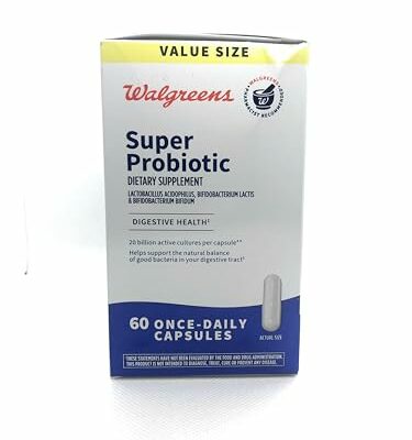 ATAZUA Walgreens Super Probiotic Digestive Support Capsules 60 ea