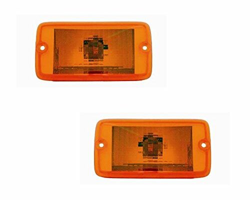 AutoLightsBulbs.com Fits Turn Signal Parking Light 2001-2006 Jeep Wrangler PAIR CH2521141 CH2520141