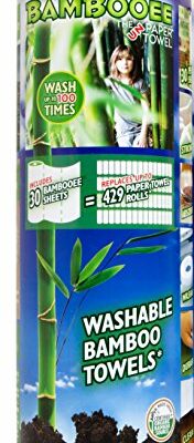 Bambooee Paper Towel Replacement 30-Sheet Roll, As Seen on SharkTank, We plant a tree with everyroll sold