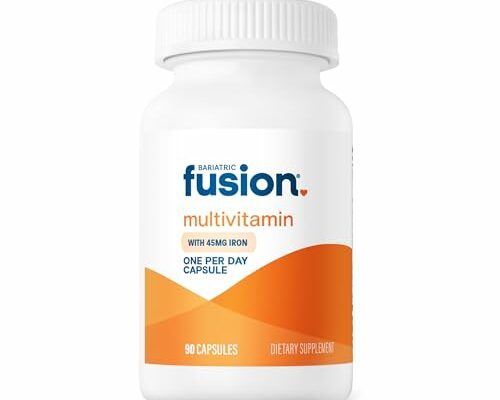 Bariatric Fusion One Per Day Bariatric Multivitamin with Iron | Easy to Swallow Capsule | Vitamin for Bariatric Surgery Patients | Gastric Bypass and Sleeve Gastrectomy | 90 Count | 3 Month Supply