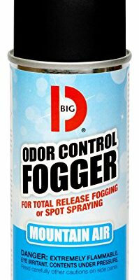 Big D 344 Odor Control Fogger, Mountain Air Fragrance-Kills odors from fire, flood, decomposition, skunk, cigarettes, musty smells-Ideal for use in cars, property management, hotels ,5 oz (Pack of 12)