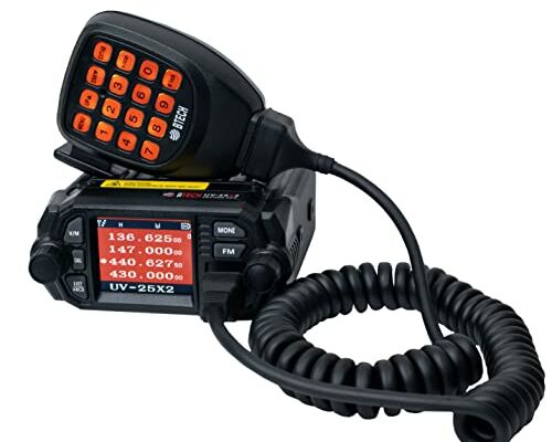 BTECH UV-25X2 (Second Gen.) Mini Mobile 25 Watt Dual Band Base, Mobile Radio: VHF, UHF Amateur (Ham)