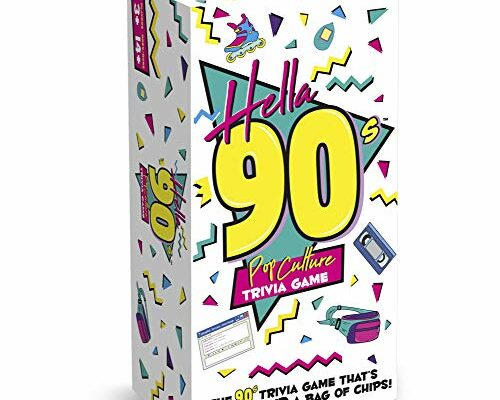 Buffalo Games Hella 90's - Pop Culture Trivia Game Brown