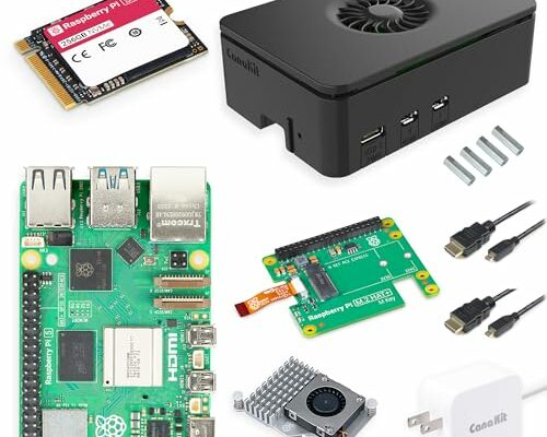 CanaKit Raspberry Pi 5 Desktop PC with SSD (Fully Assembled) (256 GB SSD)