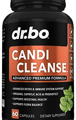 Candi Cleanse Support Supplement Pills - Anti Overgrowth Supplements for Women & Men - Extra Strength Balance Control Probiotic Complex Cleanser - Natural Oral Herbal Oregano & Caprylic Acid Capsules