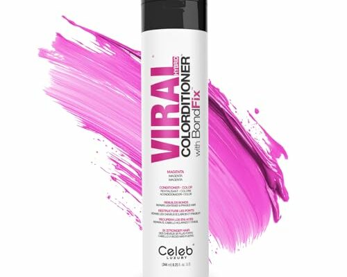 Celeb Luxury Intense Color Depositing Colorconditioner Conditioner + BondFix Bond Rebuilder, Vegan, Sustainably Sourced Plant-Based, Semi-Permanent, Viral and Gem Lites Colorconditioners