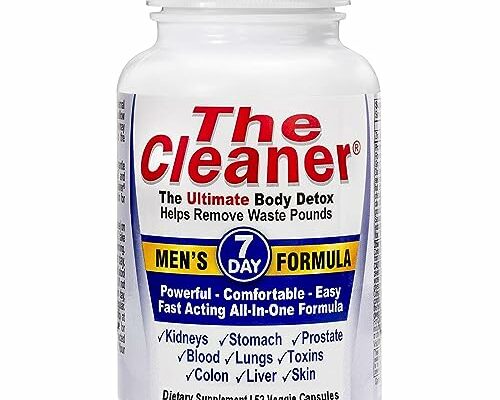 Century Systems The Cleaner Detox, Powerful 7-Day Complete Internal Cleansing Formula for Men, Support Digestive Health, 52 Vegetarian Capsules