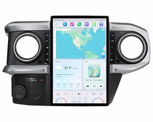 Cidava 13 Inch Car Radio for Toyota Tacoma 2016-2023, T-Style Car Stereo Android 11 Head Unit Replacement with Wireless CarPlay/Android Auto, Fast Boot, Upgraded DSP & EQ, 4G LTE, 8+128GB