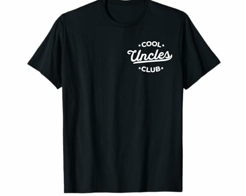 Cool Uncles Club Best Uncle Ever Funny Pocket Fathers Day T-Shirt