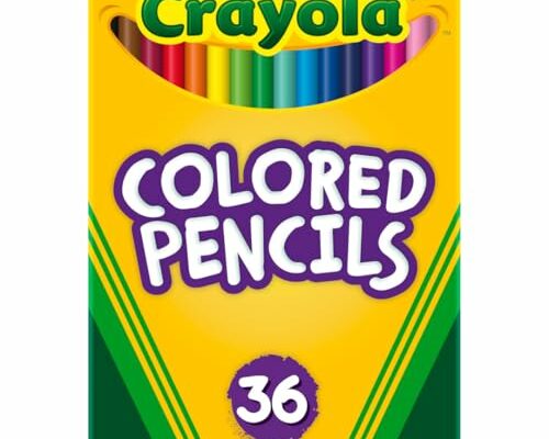 Crayola Colored Pencils (36ct), Kids Pencils Set, Arts & Crafts Supplies, Coloring Book Pencils, Gifts for Kids & Toddlers, Ages 3+