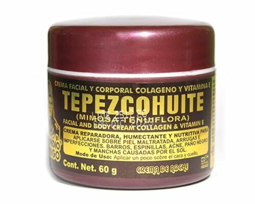 DEL INDIO PAPAGO Facial Night Skin Cream With Tepezcohuite 60g - Hydrates the Skin