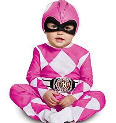 Disguise Pink Ranger Infant Child Costume, Pink, (12-18 Months)