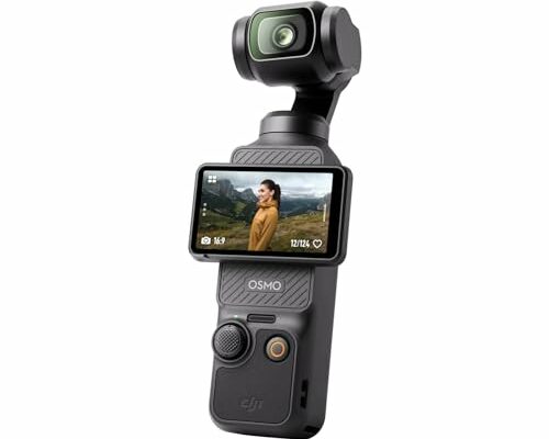 DJI Osmo Pocket 3, Vlogging Camera with 1'' CMOS & 4K/120fps Video, 3-Axis Stabilization, Fast Focusing, Face/Object Tracking, 2" Rotatable Touchscreen, Digital Camera for Photography, YouTube