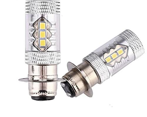 E-riding 80W Super White LED Headlights Bulbs Upgrade - ATVS YFM350 400 450 660 700 Raptor Blaster 200 Banshee 350