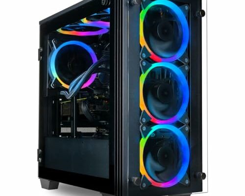 Empowered PC Stratos Micro Gaming Desktop - RTX 4060, Intel 20 Core i7-14700KF (~ i9-13900K), 32GB DDR5 RAM, 512GB NVMe SSD + 2TB HDD, WiFi, Windows 11H - Liquid Cooled RGB Gamer Computer