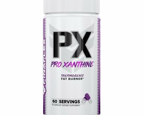 FINAFLEX PX PRO Xanthine - 60 Capsules - Thermogenic - Promotes Energy, Focus & Appetite Suppression - with Caffeine & TeaCrine - 60 Servings