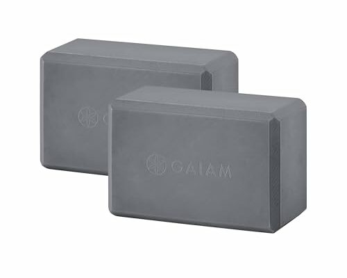 Gaiam Yoga Block - Supportive Latex-Free Eva Foam - Soft Non-Slip Surface with Beveled Edges for Yoga, Pilates, Meditation - Yoga Accessories for Stability, Balance, Deepen Stretches