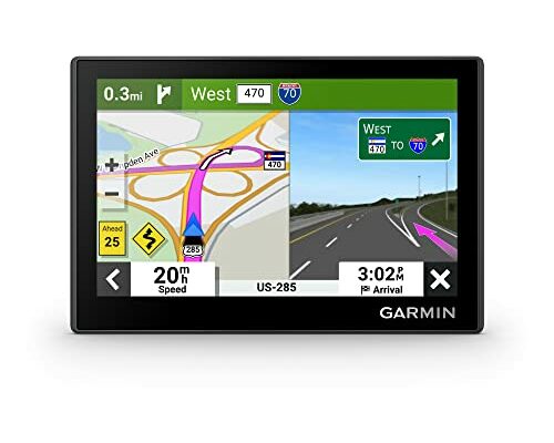 Garmin Drive™ 53 GPS Navigator, High-Resolution Touchscreen, Simple On-Screen Menus and Easy-to-See Maps, Driver Alerts