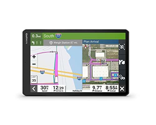 Garmin dēzl™ OTR1010, Extra-Large, Easy-to-Read 10” GPS Truck Navigator, Custom Truck Routing, High-Resolution Birdseye Satellite Imagery, Directory of Truck & Trailer Services