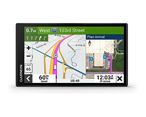 Garmin dēzl™ OTR610, Large, Easy-to-Read 6” GPS Truck Navigator, Custom Truck Routing, High-Resolution Birdseye Satellite Imagery, Directory of Truck & Trailer Services